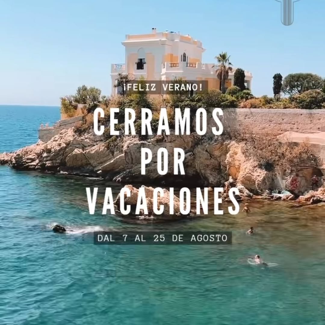 Nos vamos de vacaciones! 🏖️☀️
Os esperamos el Miercoles 26 de Agosto 🍝🍕🇮🇹🇪🇸❤️