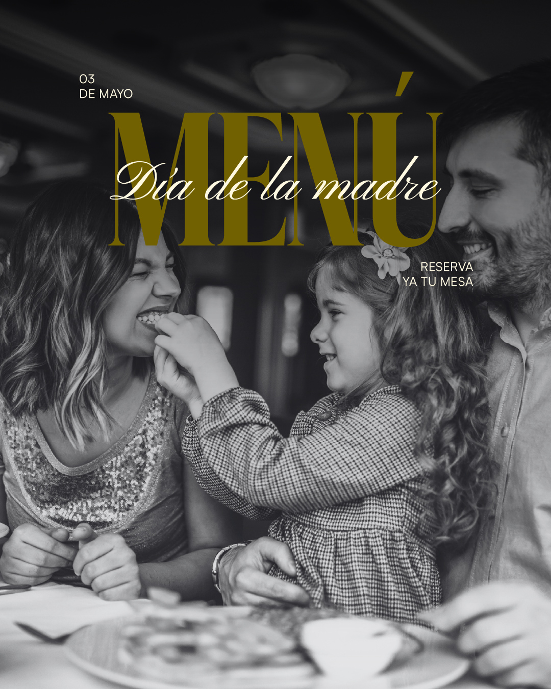 Este Día de la Madre tiene nombre propio 💐
Un plan que sabe a celebración, a mesa compartida y a "qué bien hemos elegid
