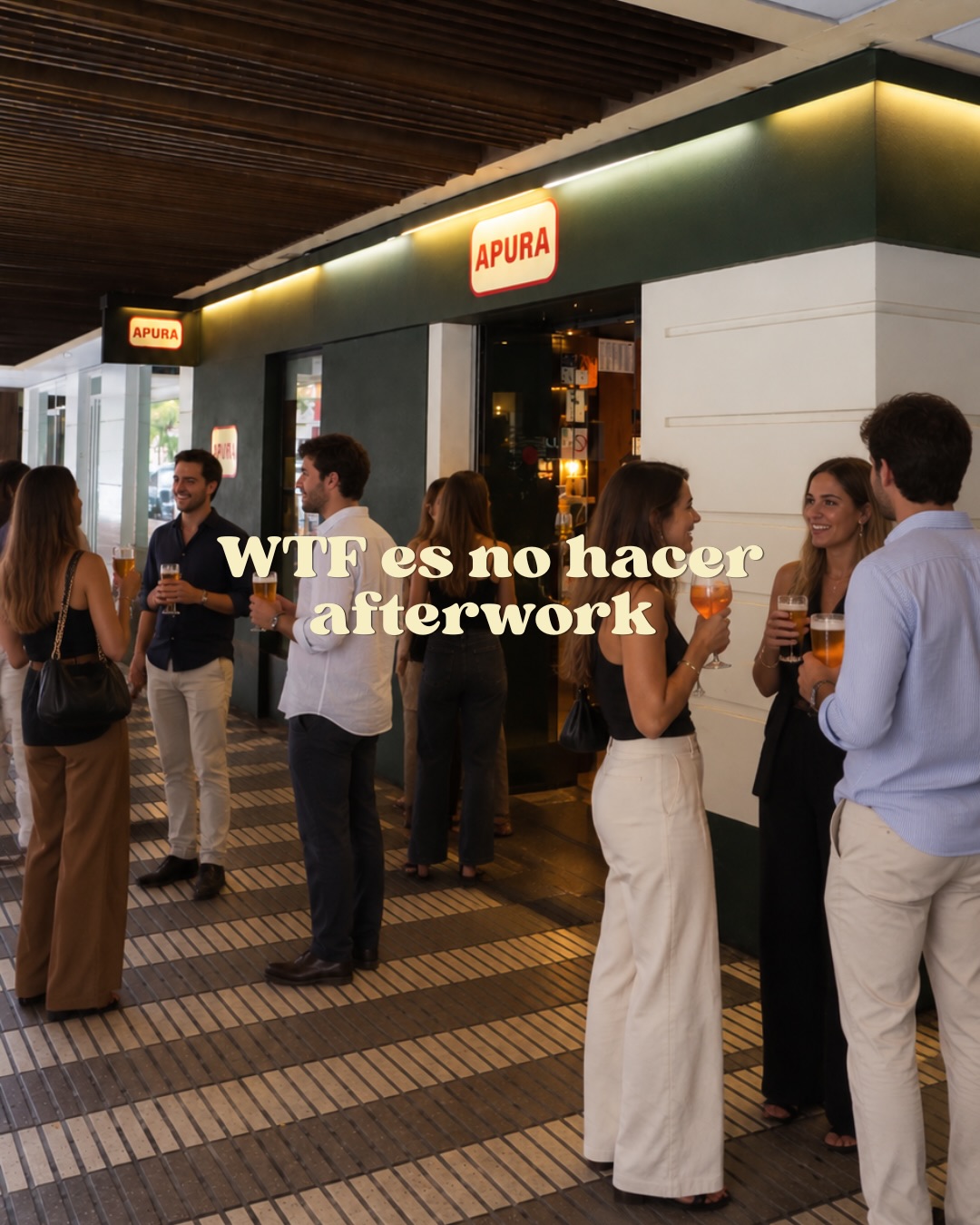WTF es volver a la rutina y olvidarse de lo bueno! 🤗

Te esperamos en @apura !

📍Calle General Oraá, 45
⏰ Tardes a parti