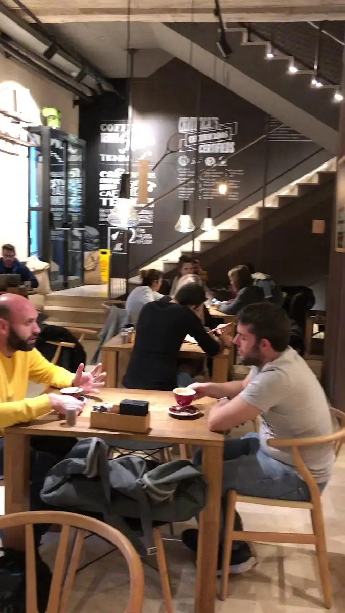 Inside the Arabay flagship coffee store in Palma