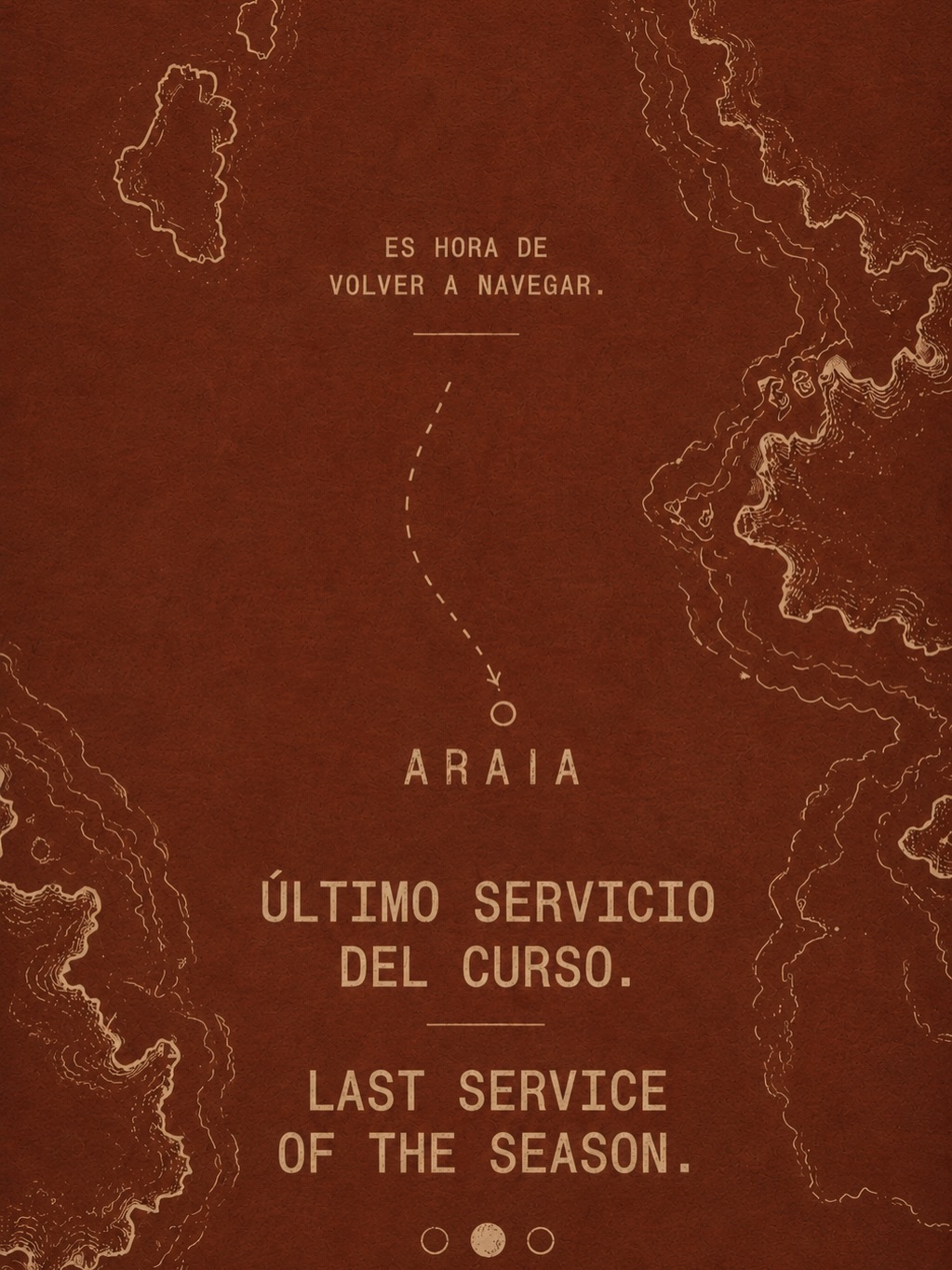 Es hora de volver a navegar.
Hoy celebramos el último servicio del curso antes de hacer una pequeña pausa.
Gracias po