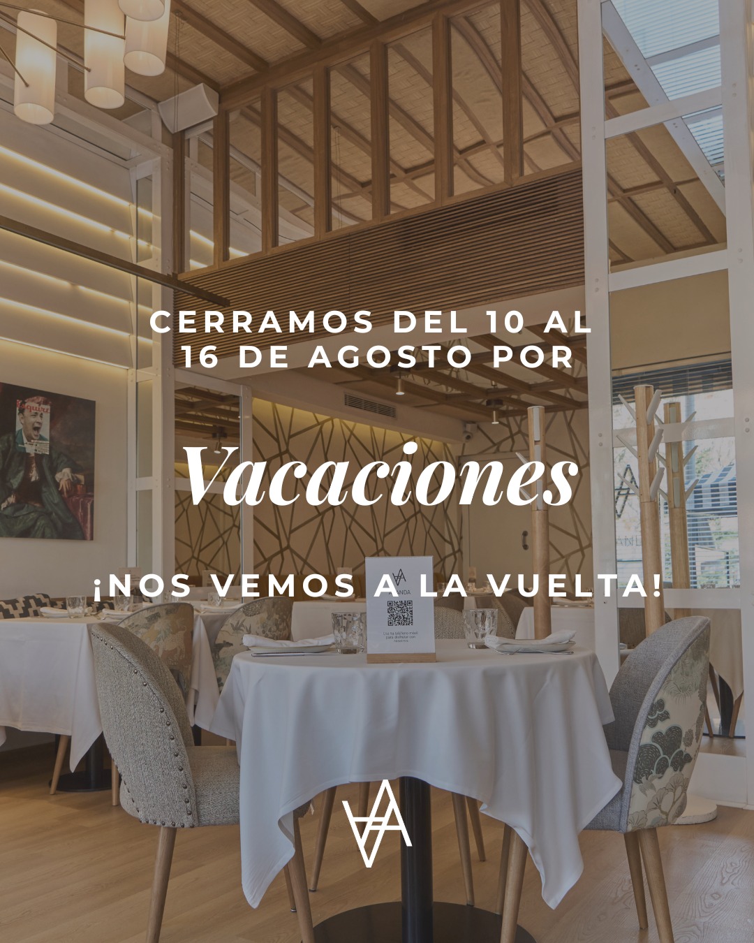 ¡Nos tomamos unas pequeñas vacaciones! 𝐄𝐬𝐭𝐚𝐫𝐞𝐦𝐨𝐬 𝐜𝐞𝐫𝐫𝐚𝐝𝐨𝐬 𝐩𝐨𝐫 𝐝𝐞𝐬𝐜𝐚𝐧𝐬𝐨 𝐝𝐞𝐬𝐝𝐞 𝐡𝐨𝐲, 𝟏𝟎 𝐝𝐞 𝐚𝐠𝐨𝐬𝐭𝐨, 𝐡𝐚𝐬𝐭𝐚 𝐞𝐥 𝟏𝟔 𝐝𝐞 𝐚𝐠𝐨𝐬𝐭𝐨, a