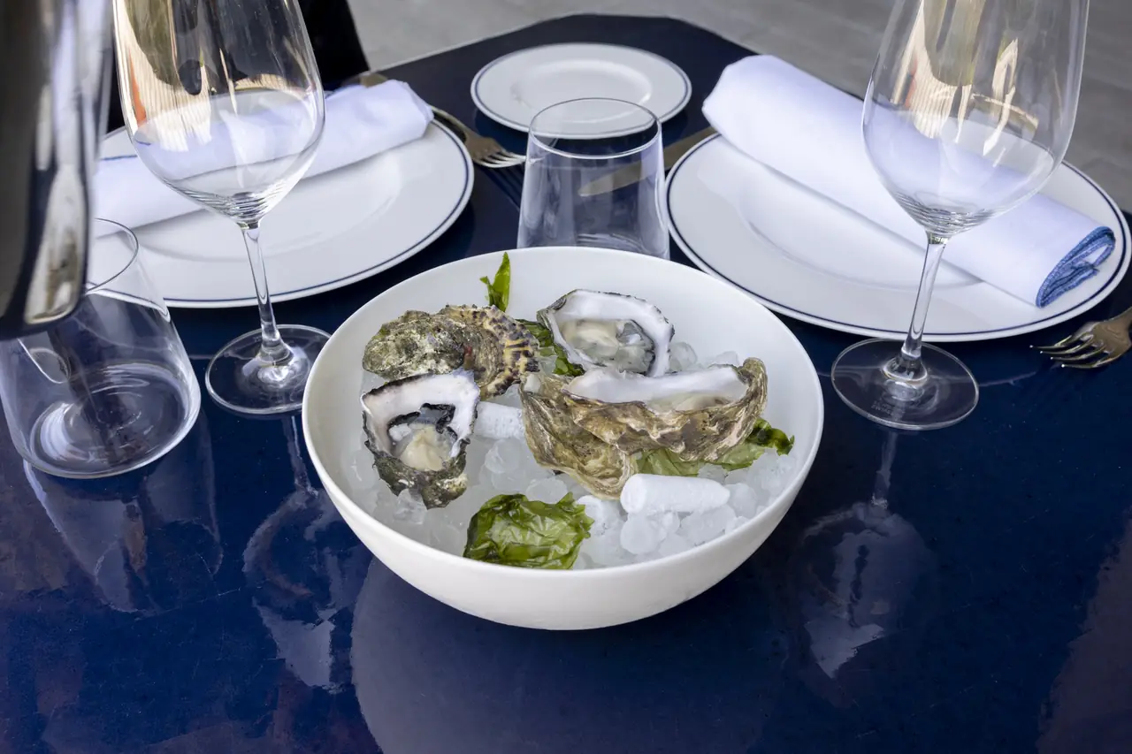 A seafood dish at Azotea Club de Mar