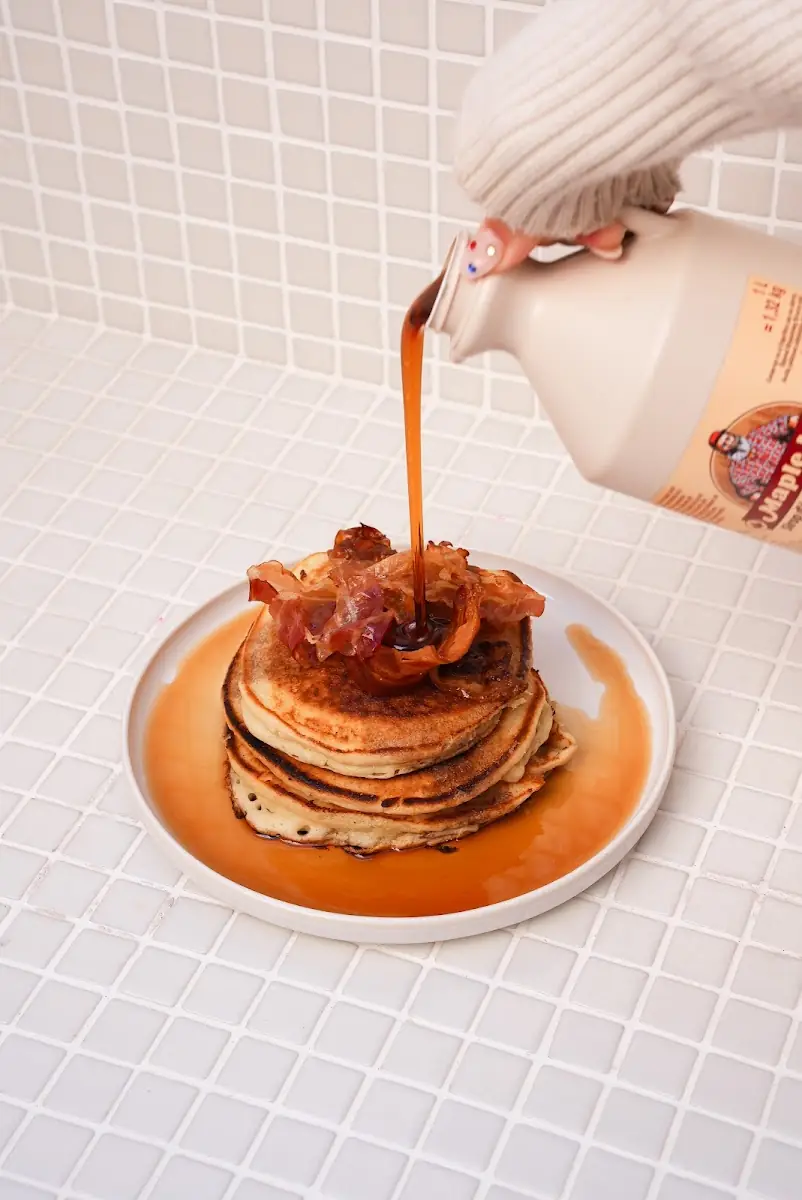 Pancakes with bacon at BACAN