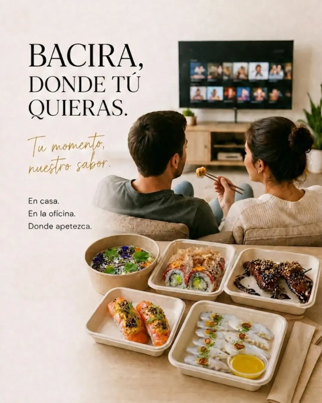 Hay noches en las que no apetece salir. Pero sí disfrutar de una buena cena.
Por eso hemos seleccionado una parte de nu