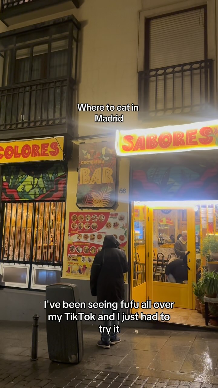 Where to eat FUFU IN MADRID!! - I highly recommend this restaurant and will definitely be back to try their other dishes