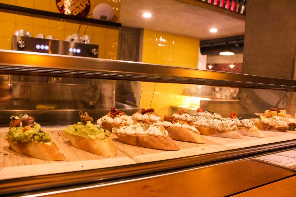 The pintxos display at Bar Rita
