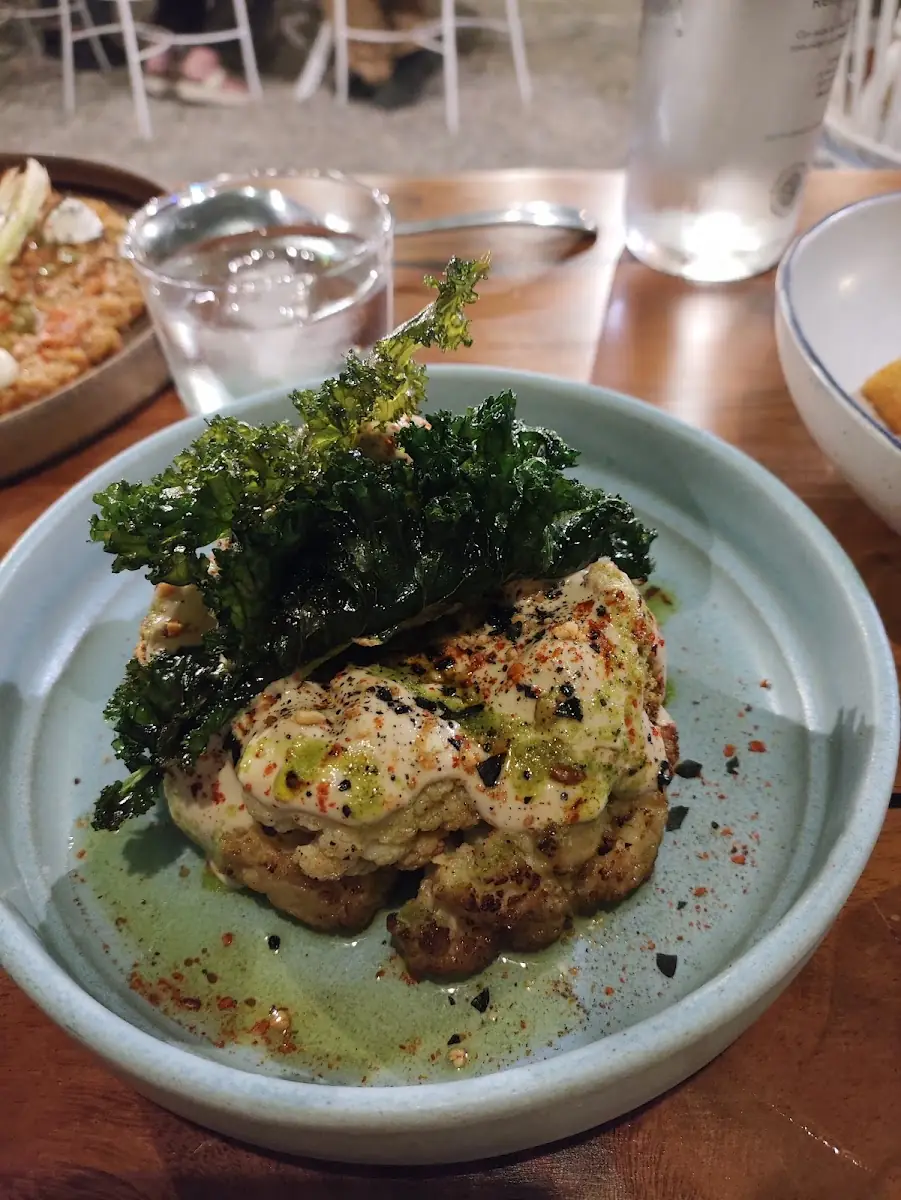 A roasted cauliflower dish at Bellaverde
