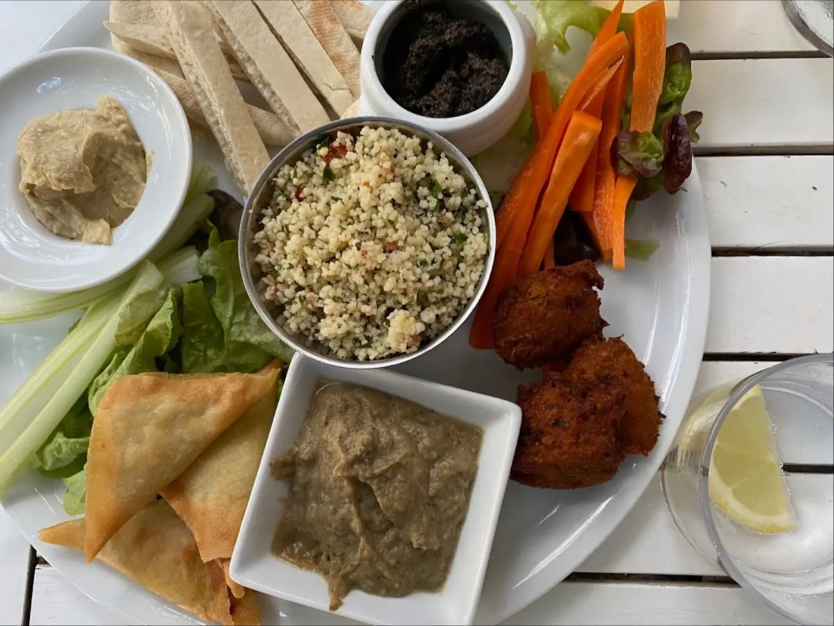A mezze platter at Bellaverde