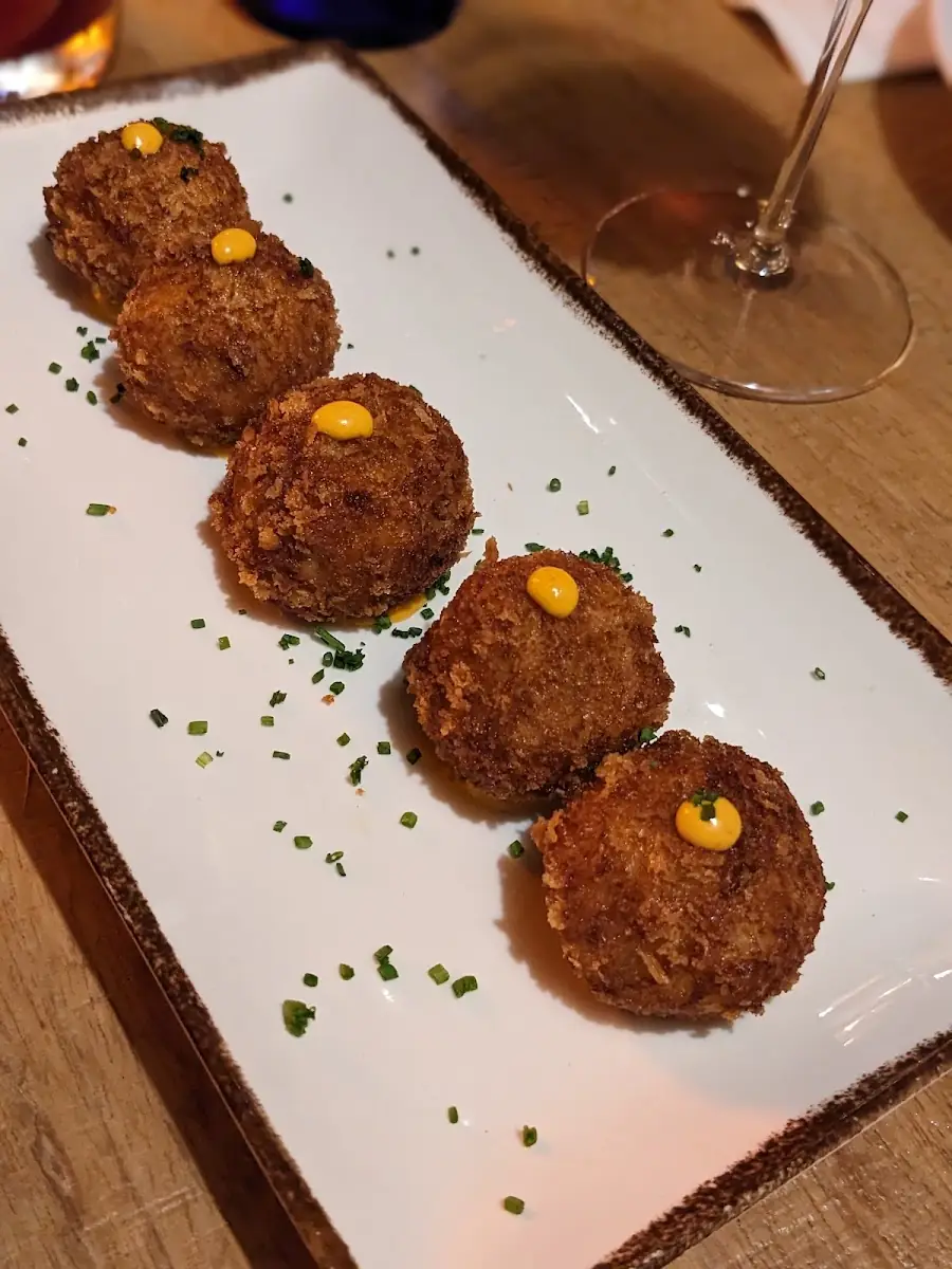 Croquettes at Beso Beach Mallorca