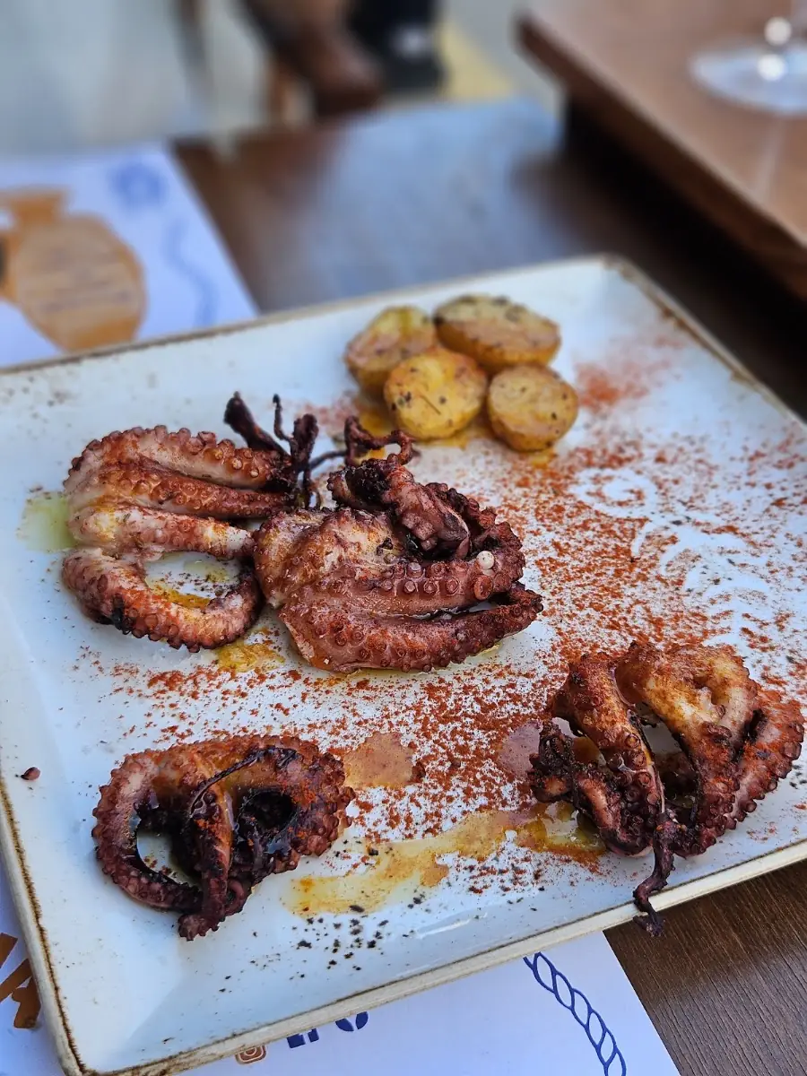 Grilled octopus at Bodega Barahona