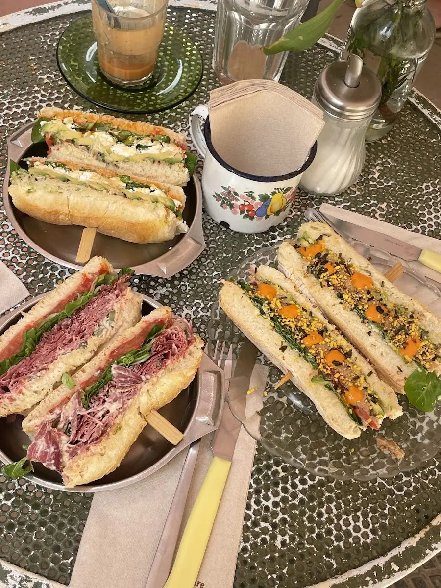 Sandwiches and coffee at Cafè Canamunt