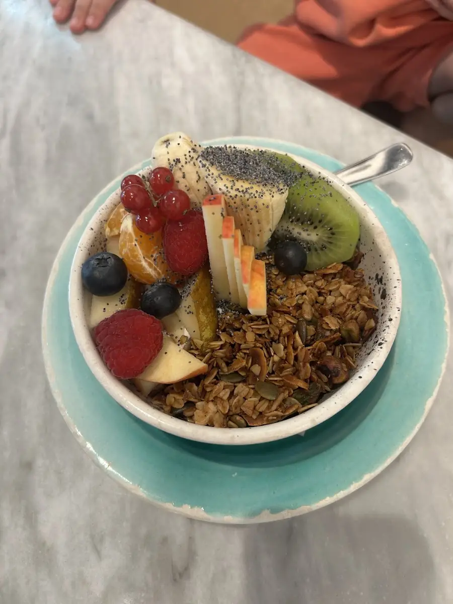 A granola bowl at Cafè Riutort