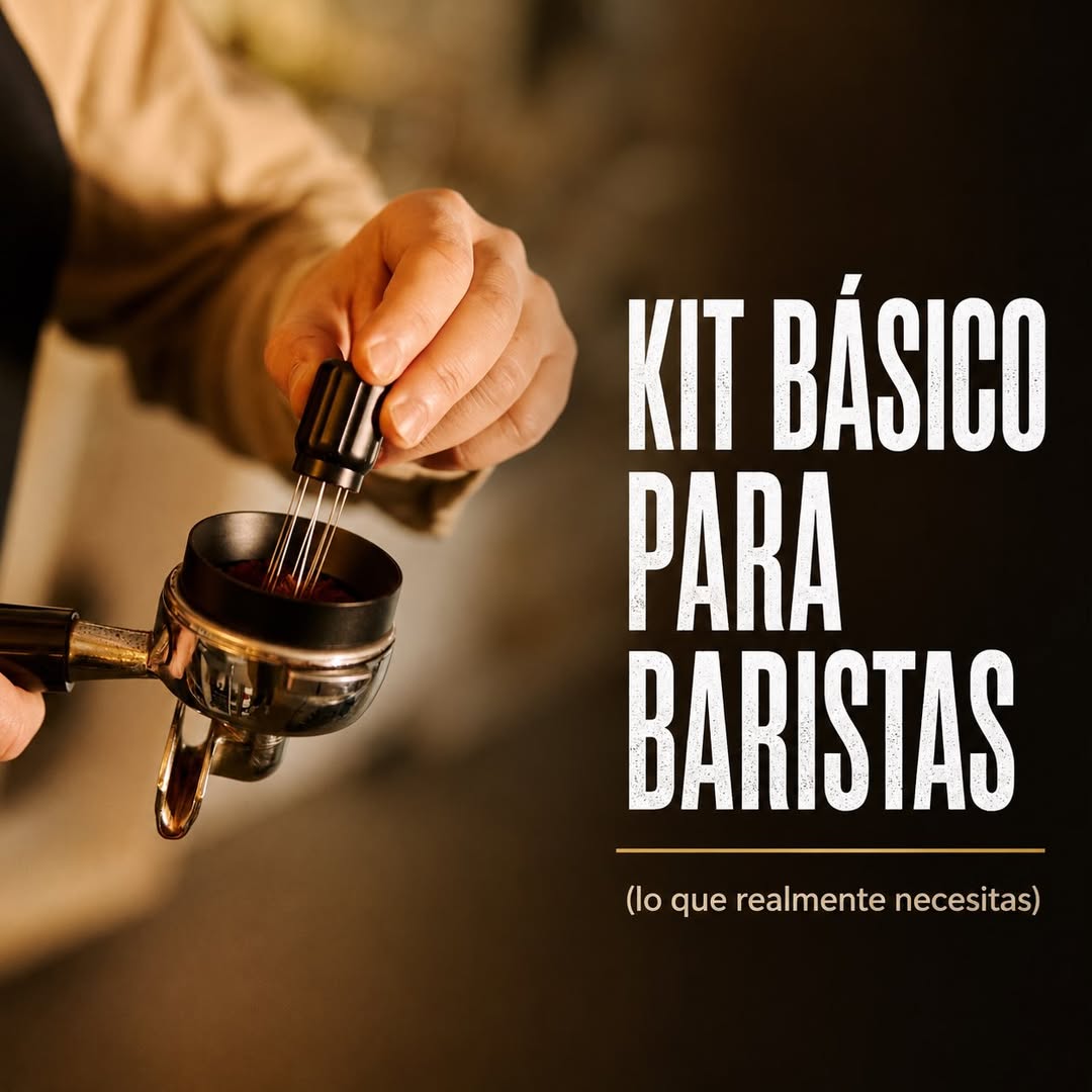 Lo básico para empezar como barista☕️ 

Comenta PROFESIONAL y te enviamos por Dm nuestro kit recomendado💛