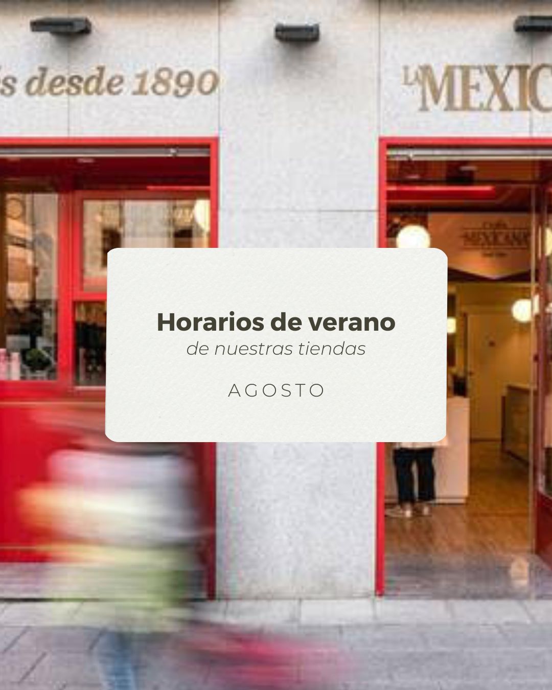 Algunas de nuestras tiendas cierran por vacaciones.đ«¶
Toma nota de todos los horarios deslizando esta publicaciĂłn.
Recue