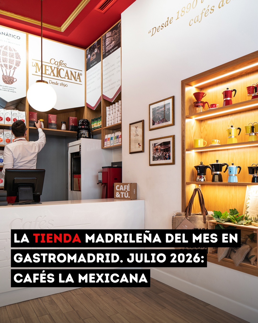 đ€ Julio en @gastro.madrid y el foco se posa en una tienda que Madrid reconoce antes de entrar: por el aroma. @cafeslamex