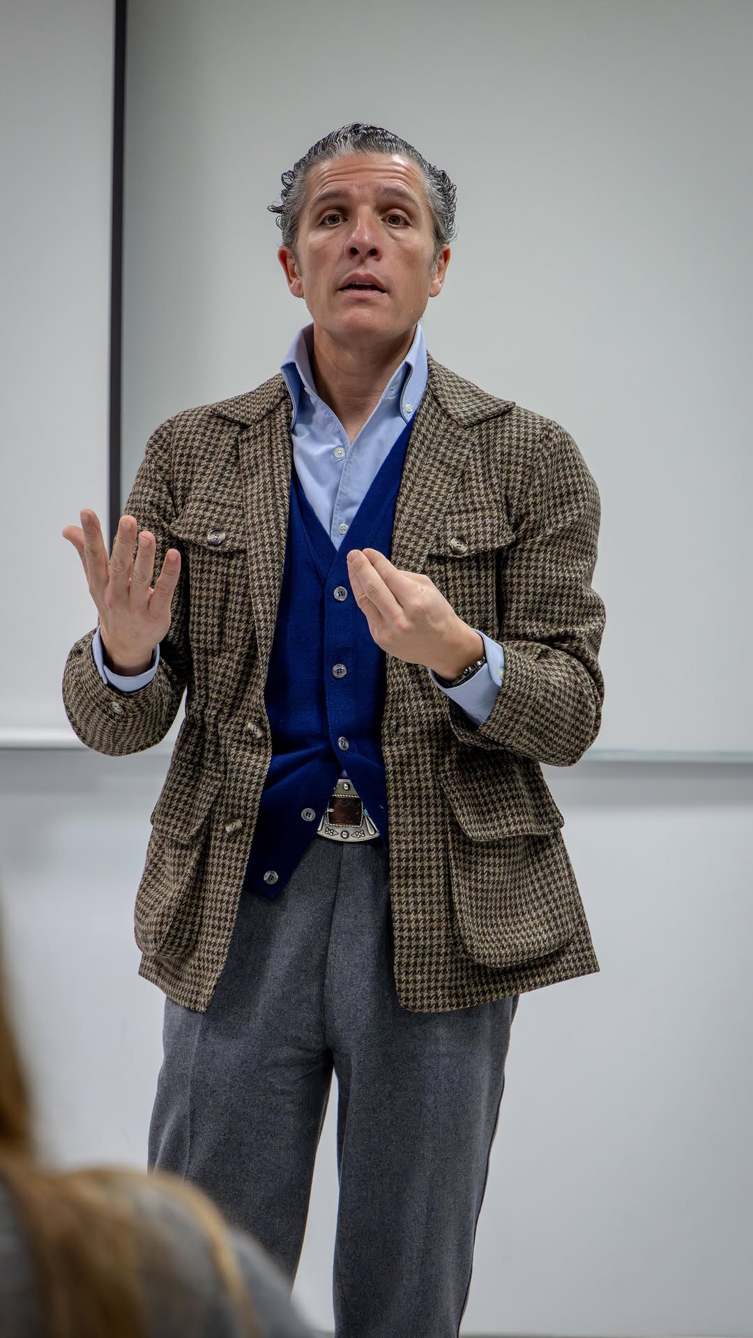 Enrique Valentí referente en restauración y ejemplo de gestión eficiente e innovadora visita el Máster en Innovación y G