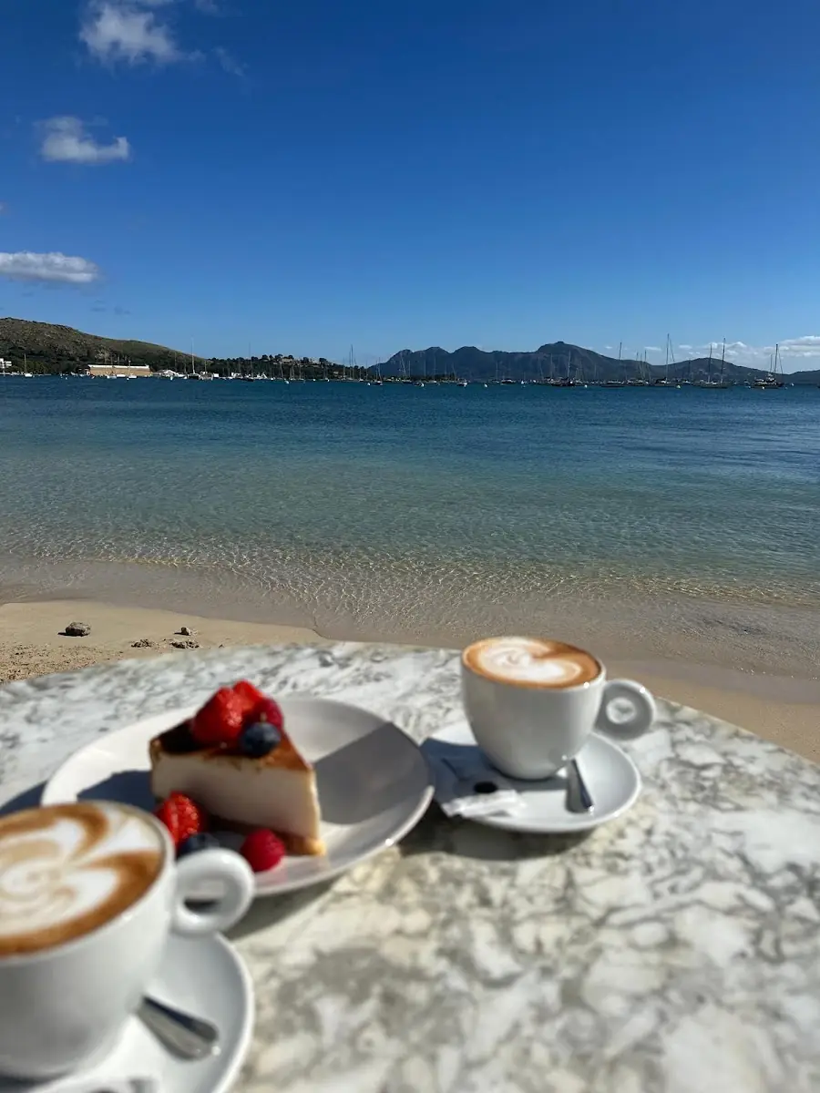 Cheesecake and coffee at Cappuccino Grand Café