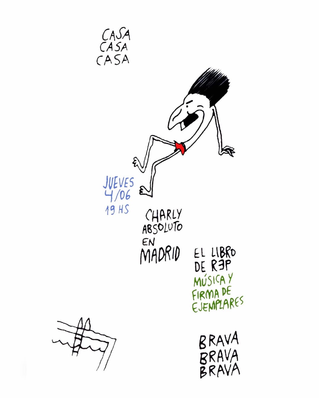 #CharlyAbsoluto llega a Madrid 🇪🇸
Mi ultimo libro sobre el genio se presenta este jueves 4 de junio a las 7pm en la @cas