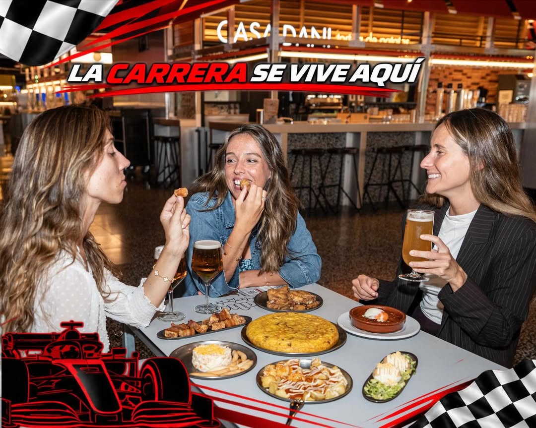 Este domingo, disfruta como nunca de la Formula 1 🏎️ en el Bernabéu Market 😎 y acompaña la experiencia con la Mejor Tort