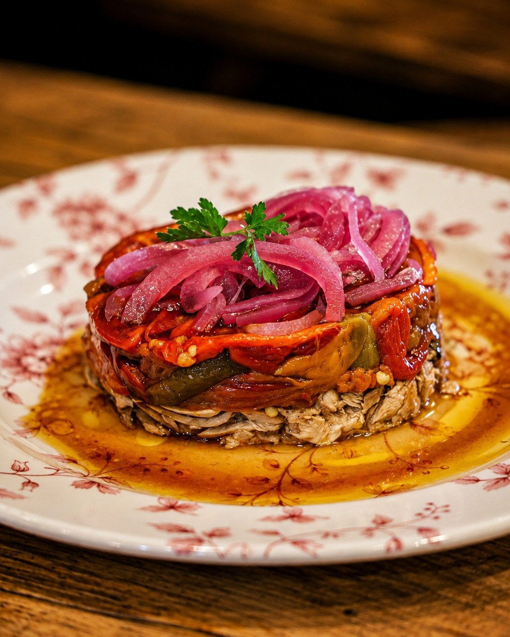 Hay platos que resumen el verano en un solo bocado. ☀️🌿

Nuestra ensalada de bonito escabechado con pimiento cristal asa