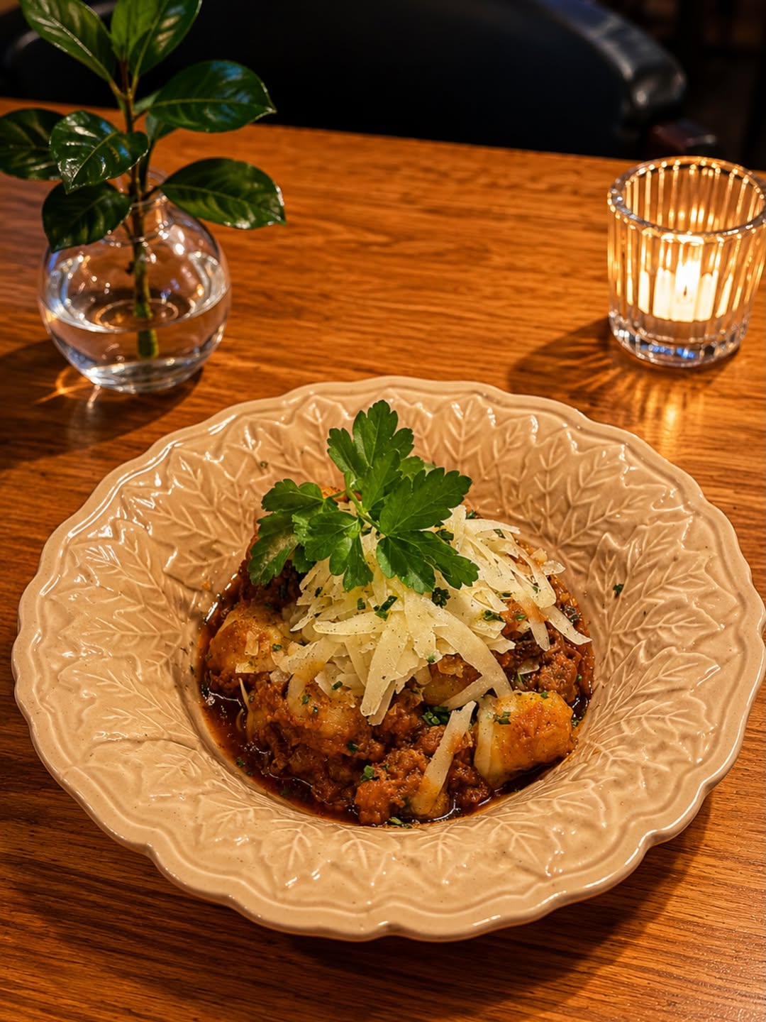 Nuestros gnocchis de patata con ragout de ternera al curry suave y lascas de queso llegan para quedarse solo unos días.