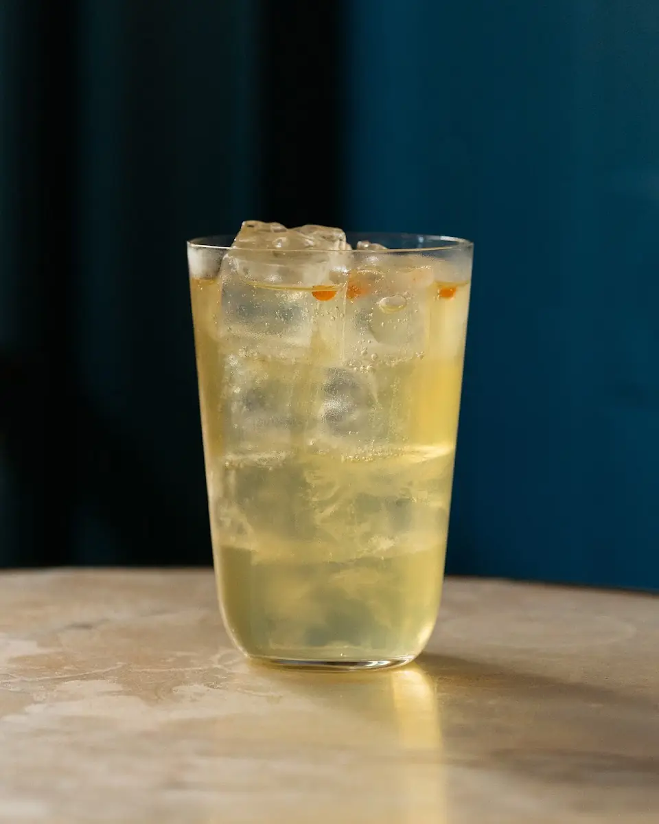 A highball cocktail at Chapeau 1987