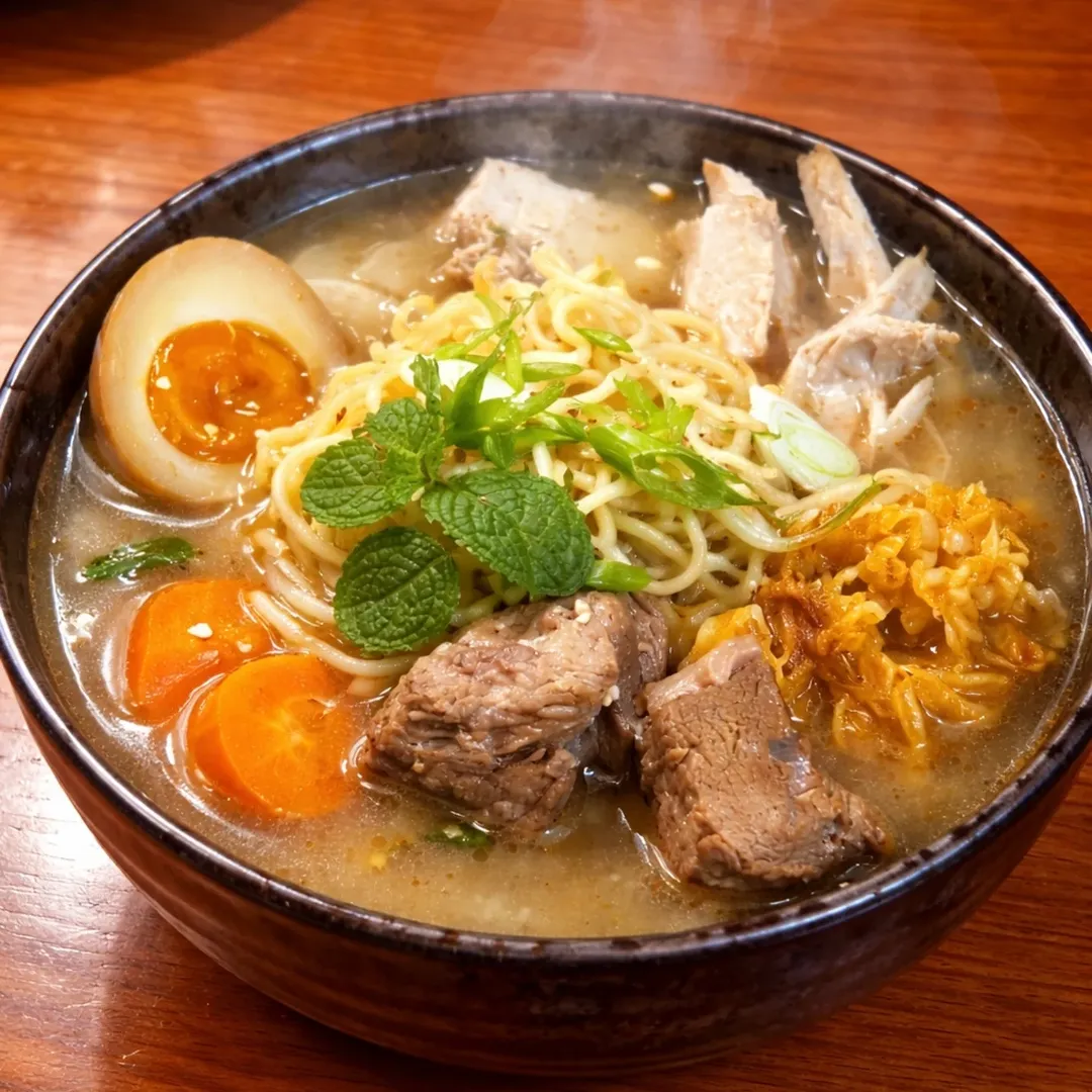 Ramen de cocido madrileño @nubelmadrid 

#nubelmadrid #restaurantesmadrid #elartededisfrutar #experienciasmadrid #planes