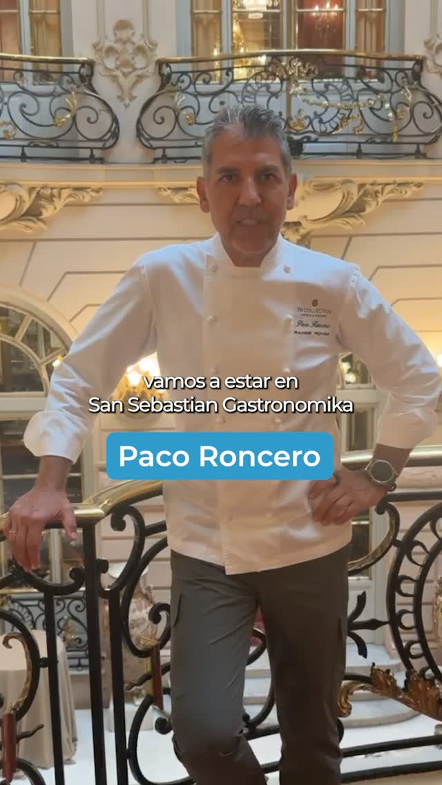 👨‍🍳 Paco Roncero os invita a San Sebastian Gastronomika 2026 los días 5-7 de octubre ‼️

#ssg26