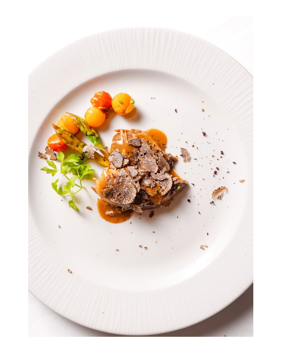 La temporada de caza y trufa.
Una de las más afamadas y representativa, como ninguna, de la gastronomía de otoño de Res