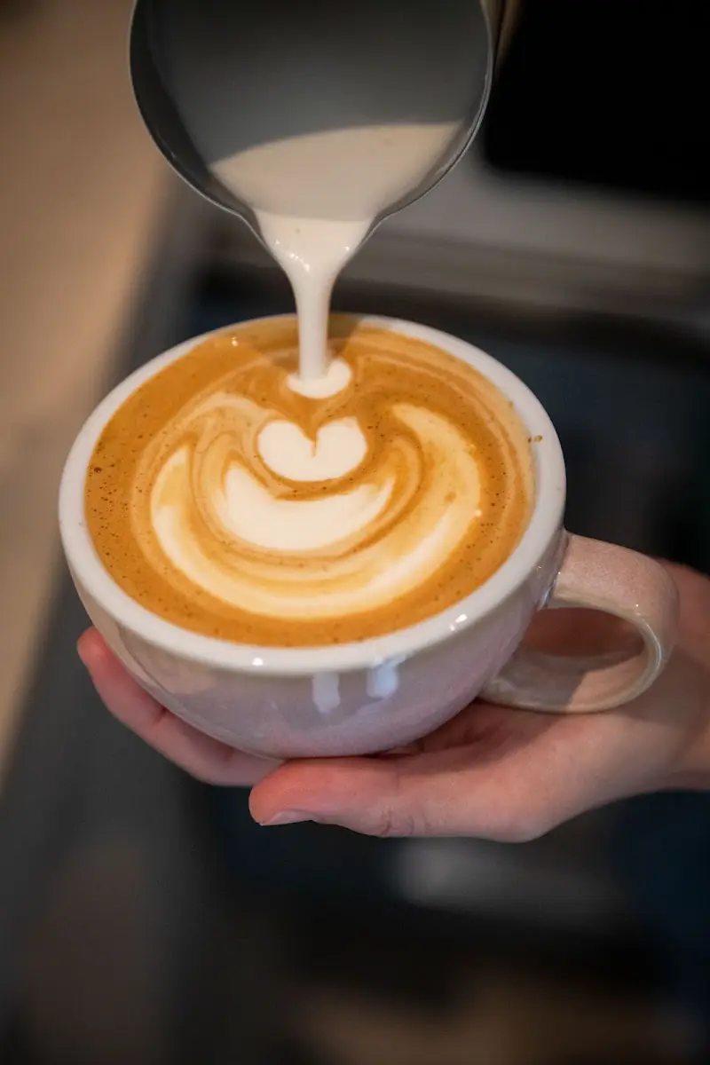A flat white at Coccum