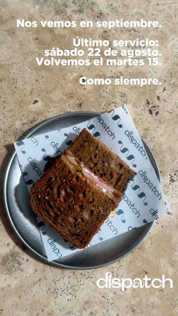 Última semana.
Nos vemos en Septiembre.