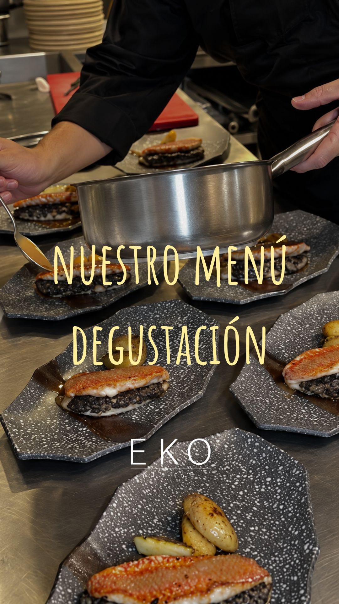 Un menú degustación en el que cada plato cuenta. 🇫🇷
Crear nuestro nuevo menú degustación ha sido un proceso de mucho tr