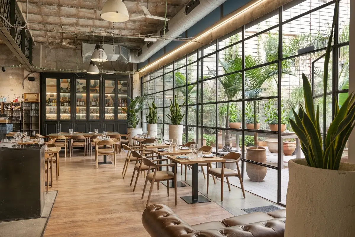 The dining room at El Bandarra