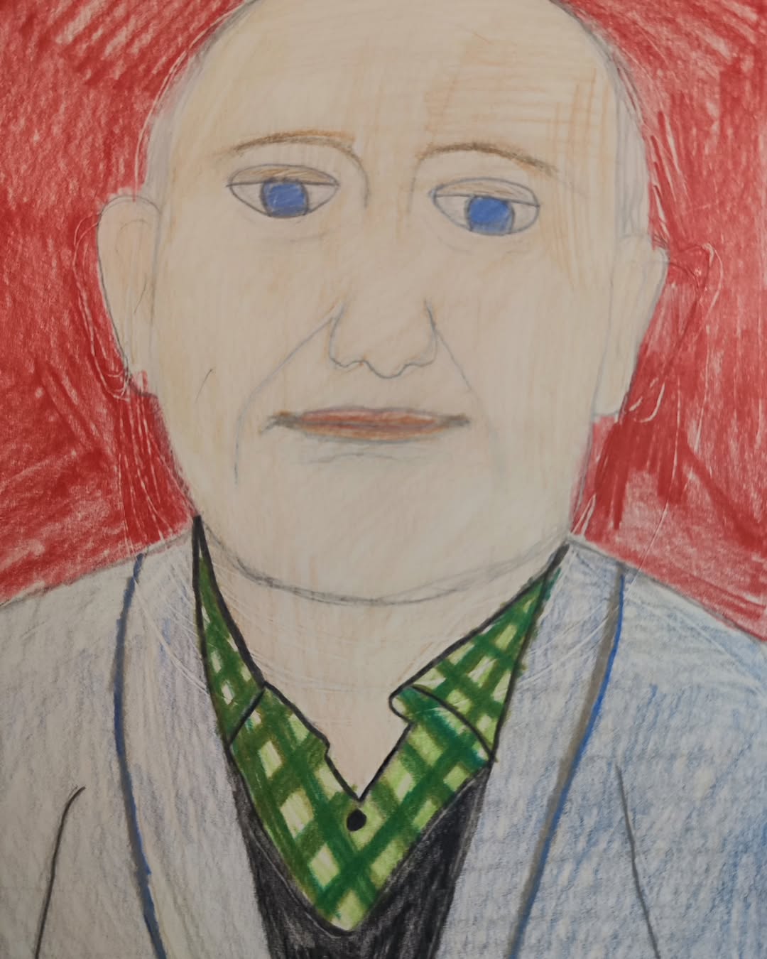 Gracias a Mariana por este precioso retrato de Miguel.
Mariana es una de nuestras clientas más jóvenes, toda una artista