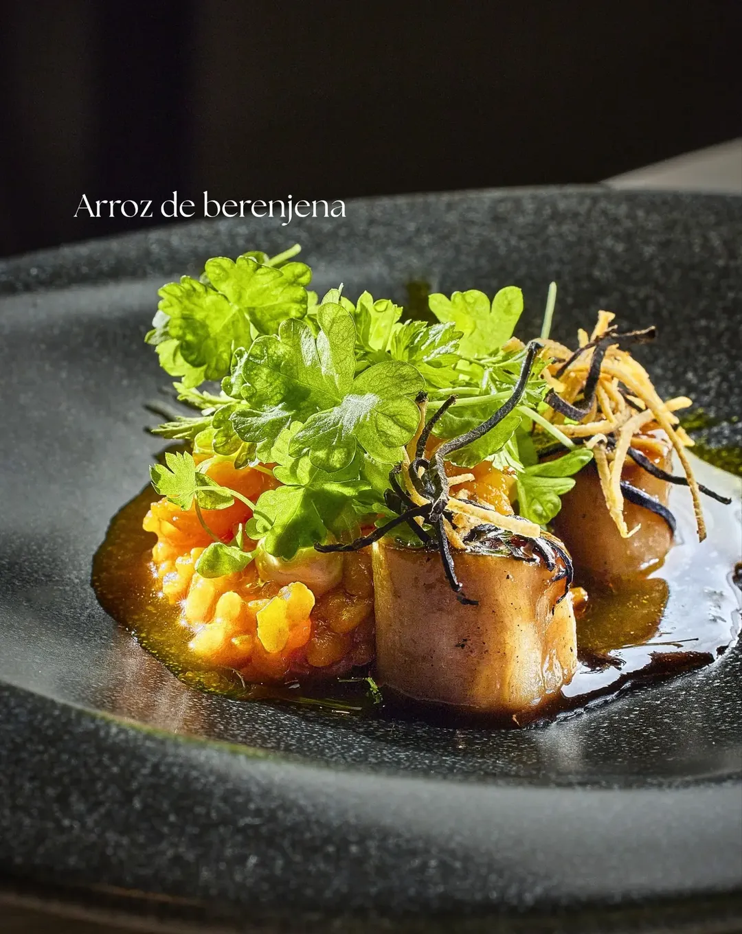Arroz de berenjena.
Un plato donde el producto, el fondo y el equilibrio encuentran su sitio en cada detalle.
#RodrigoD