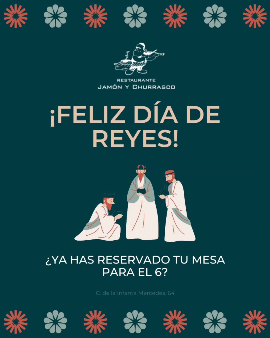 FELICES REYES!!! Te esperamos hoy!!
#reyesmagos #restaurante #jamonychurrasco