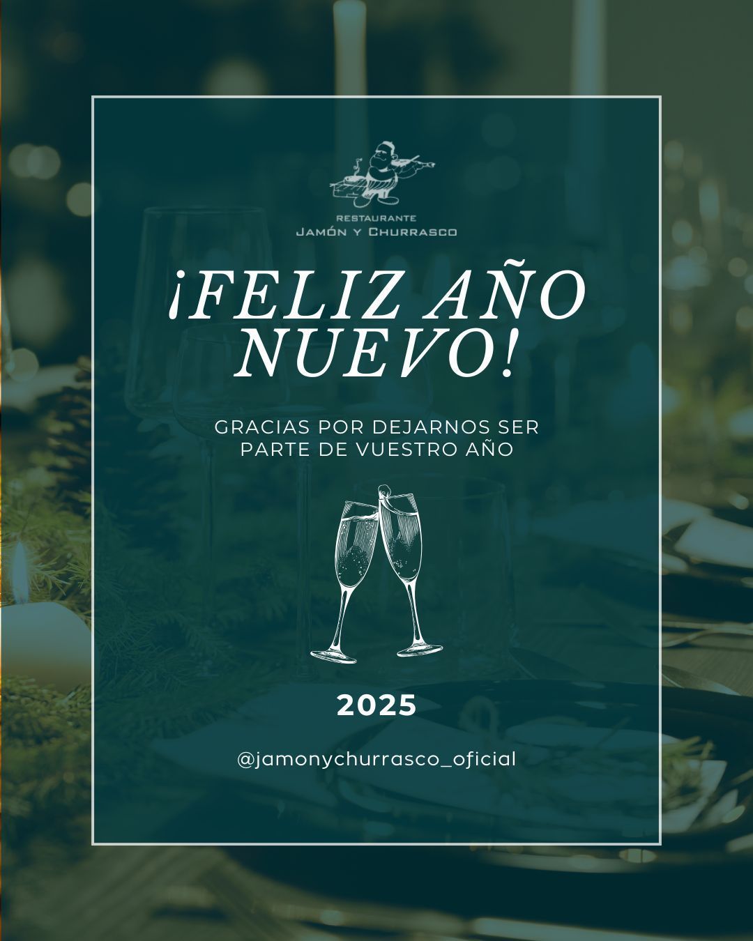 ✨ ¡Feliz Año Nuevo! ✨
Brindamos por un año lleno de recuerdos inolvidables, buenos momentos en familia y mucha felicida