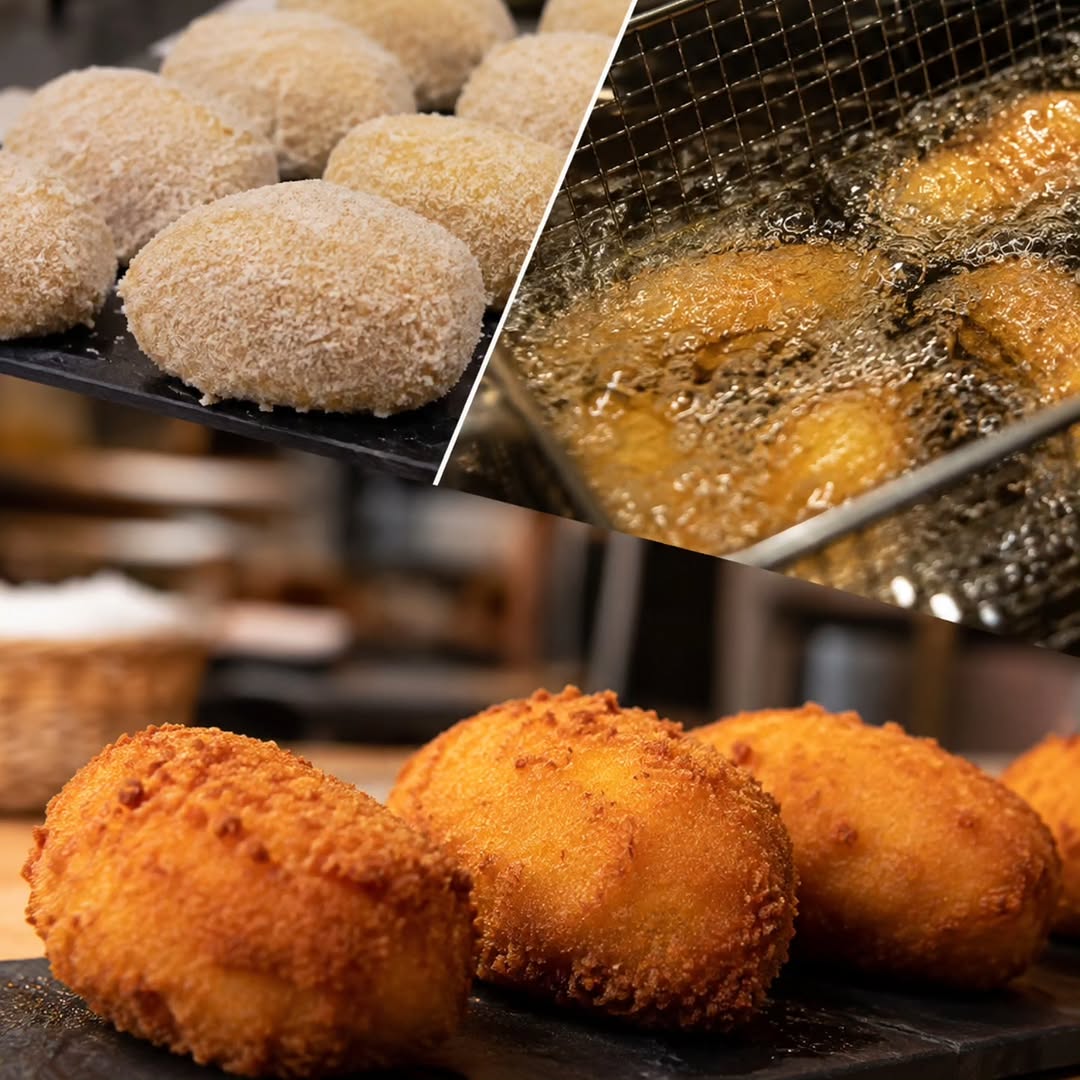Hay historias que empiezan en la cocina y acaban con alguien diciendo:
«Pon otra de croquetas.» 😏
Crujientes por fuera