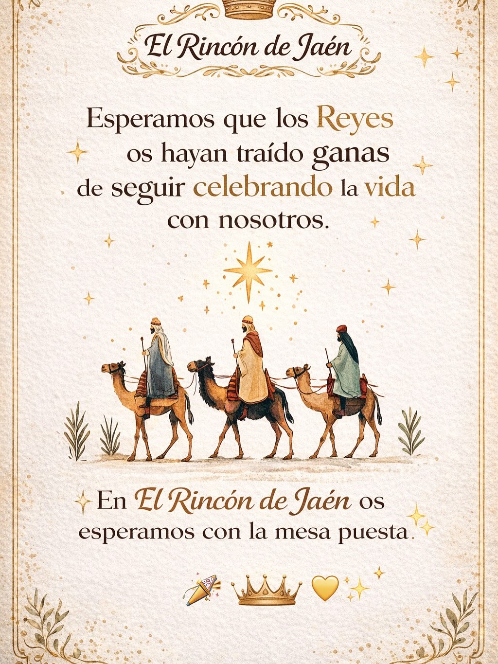 LA MAGIA DE LA NAVIDAD DESDE EL RINCÓN DE JAÉN !!
#rincondejaen #elrincondejaen #restaurantesmadrid #mejoresrestaurant