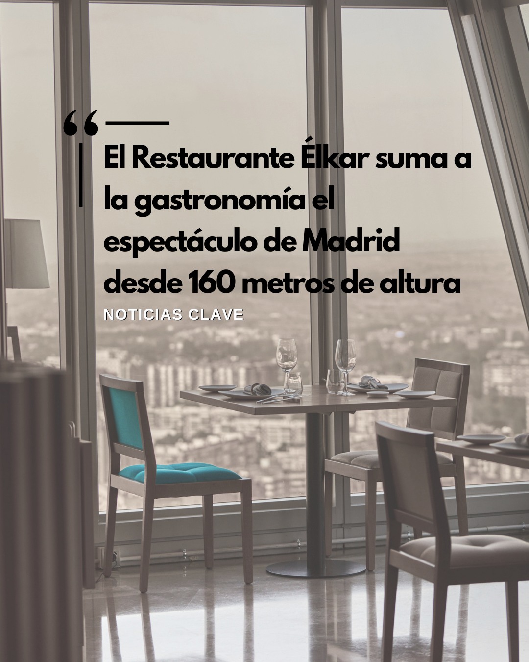 No lo decimos nosotros, lo dicen ellos. 👀

El restaurante Élkar suma a la gastronomía el espectáculo de Madrid desde 160