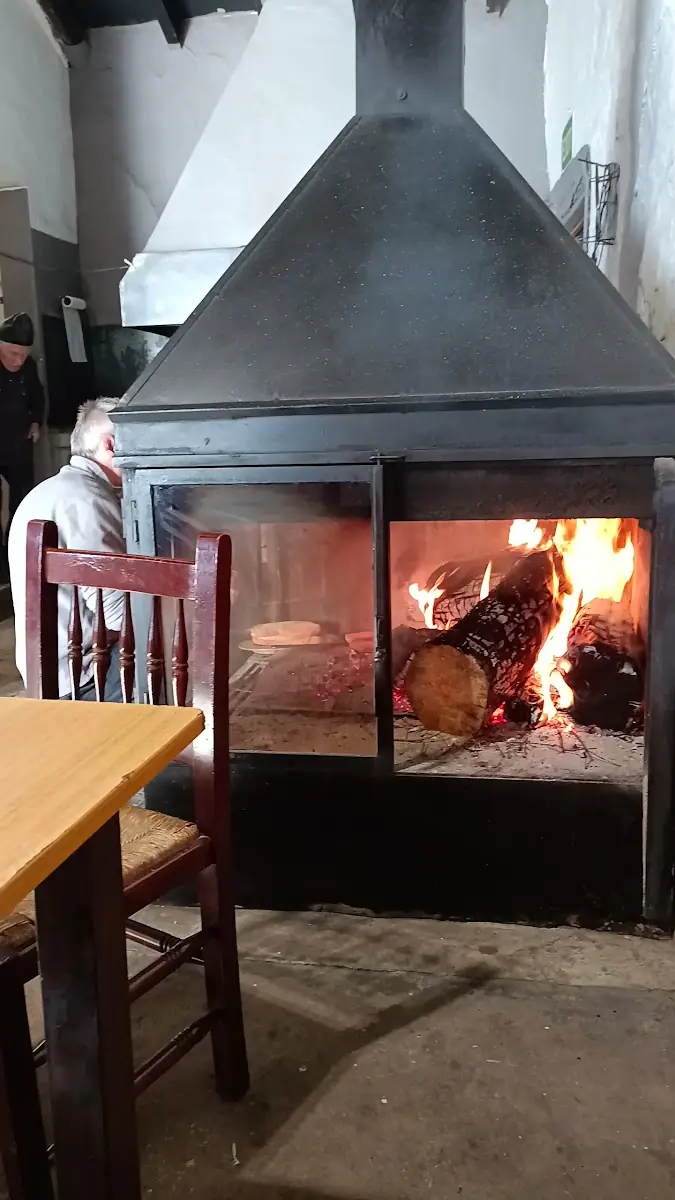 The wood-fired oven at Es Verger
