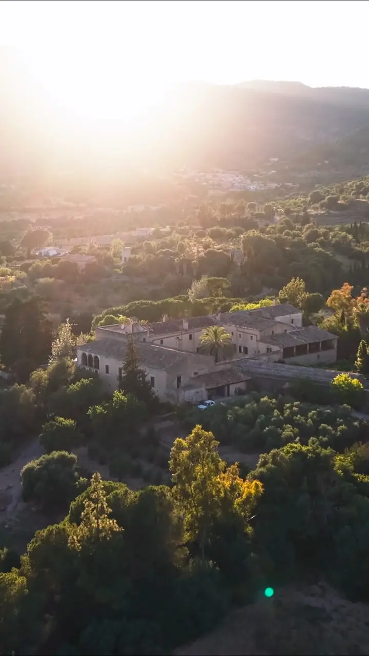 The Son Puig estate at sunset