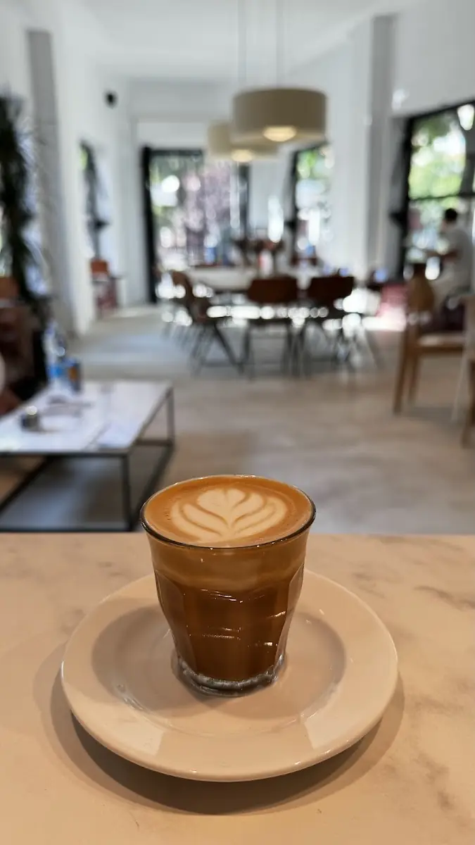 A flat white at Federal Café