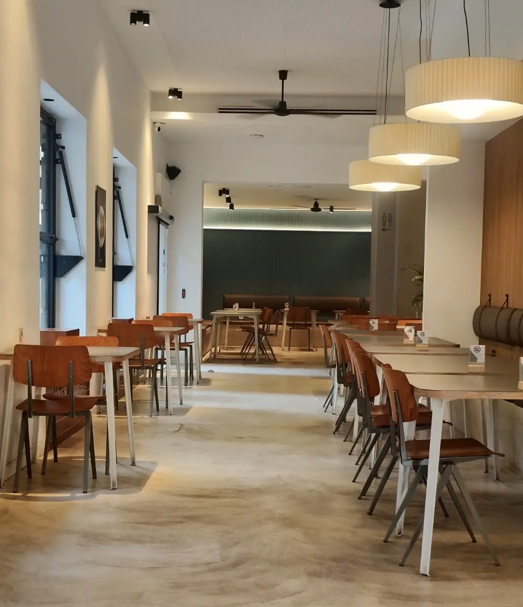 The dining room at Federal Café in Palma