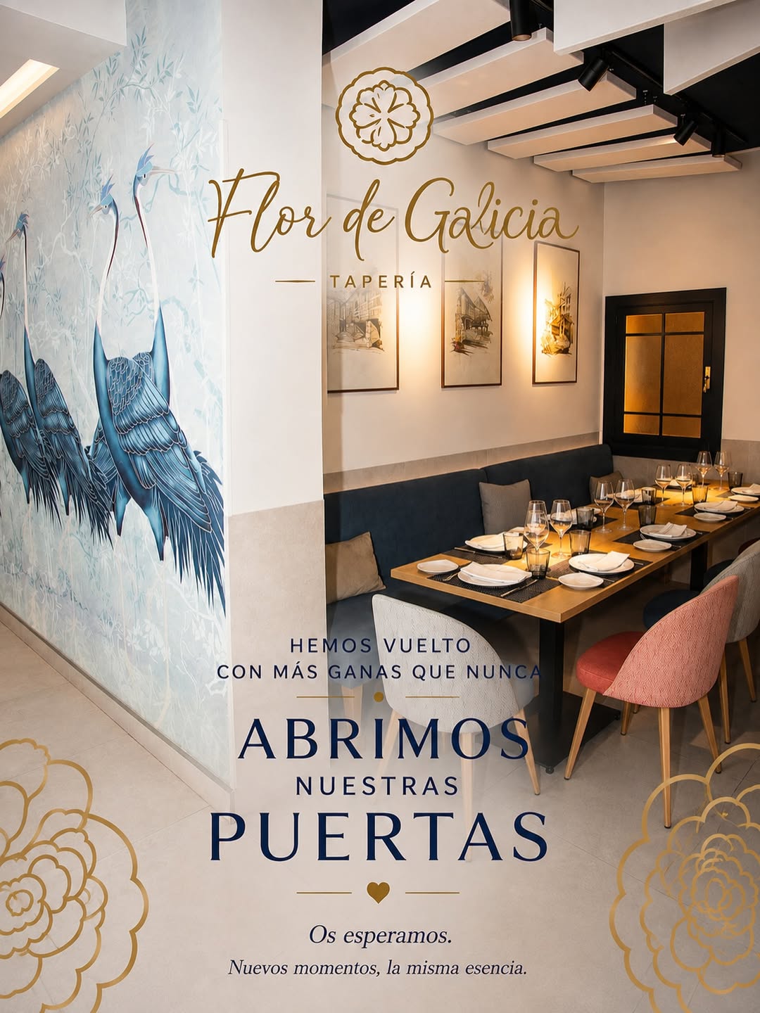 Volvemos a abrir nuestras puertas, a llenar la cocina de sabor y a compartir contigo lo que más nos gusta: Galicia.

Te 