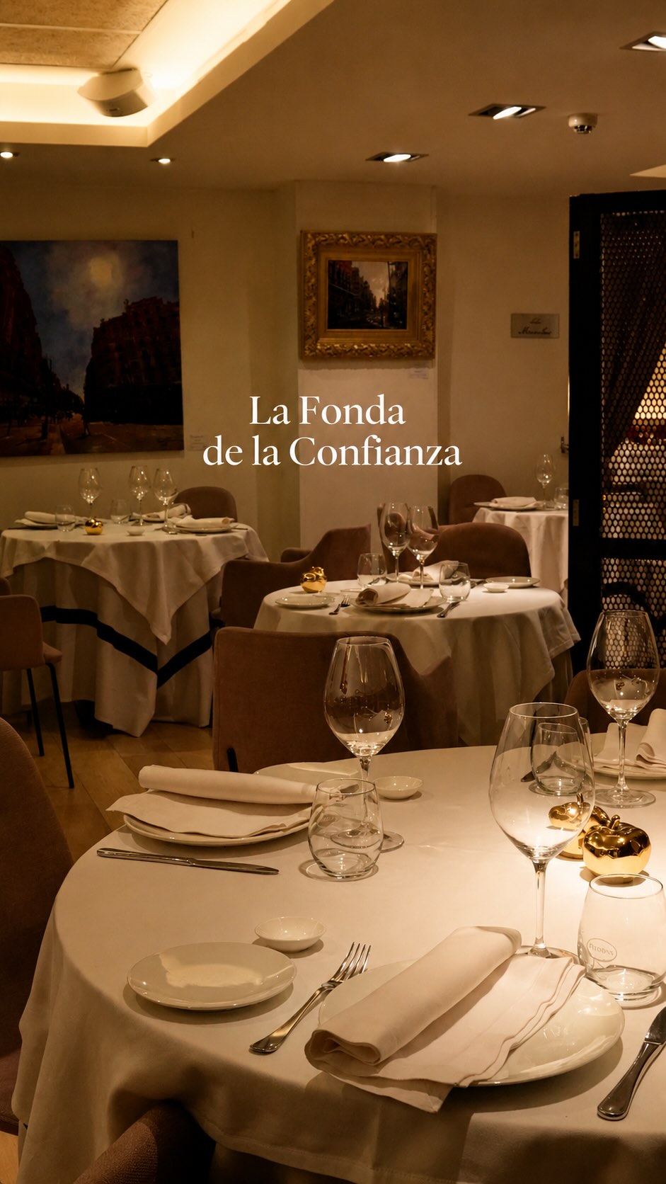 Cada rincón listo para que disfrute de una buena comida en nuestro restaurante 🤍

📍La Fonda de la Confianza 
Reserva tu 