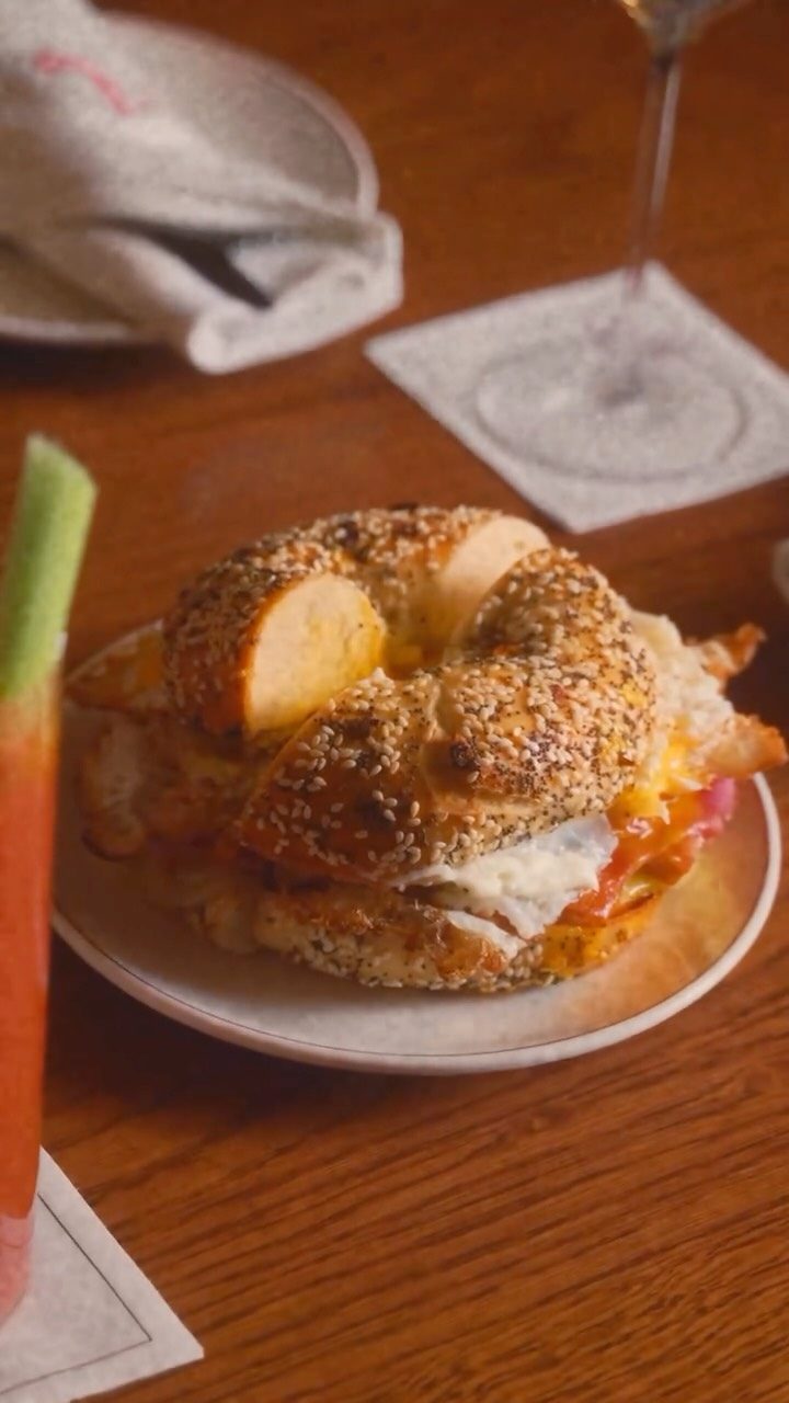 Saturdays are for Brunch,
Wagyu Pastrami Breakfast Sandwich.