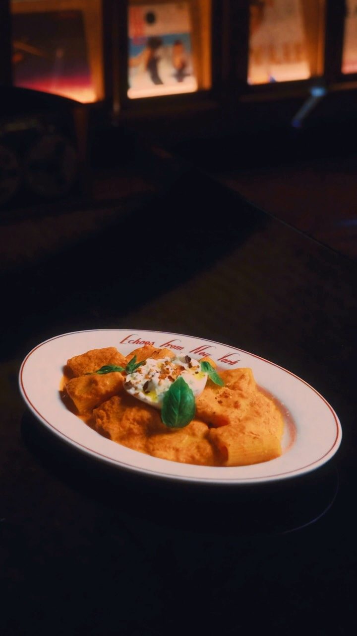 Rigatoni alla Vodka, an old favorite.