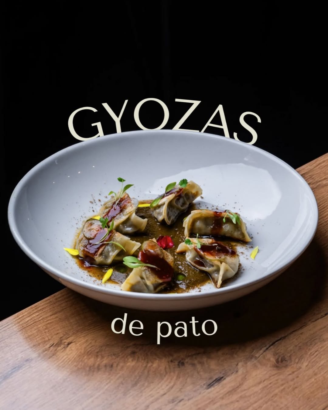 Gyozas de pato.
La cocina nikkei es el resultado del encuentro entre dos culturas que aprendieron a hablar el mismo len